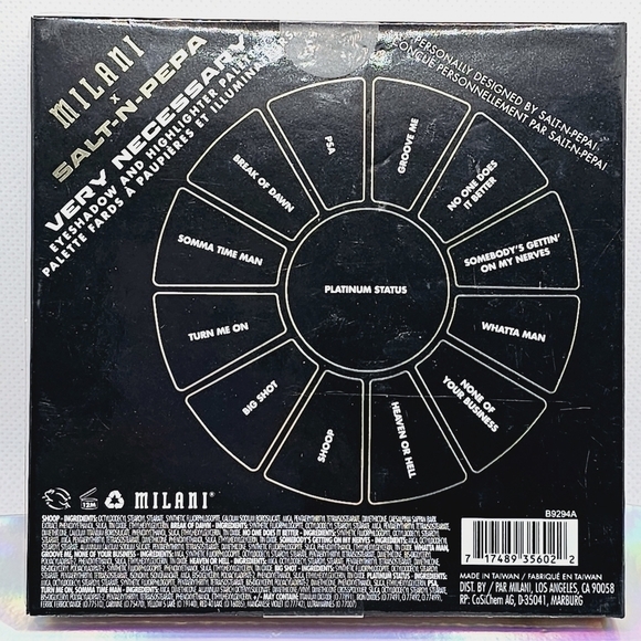 Milani x Salt-n-Pepa Very Necessary Eyeshadow & Highlighter Palette - Picture 6 of 6